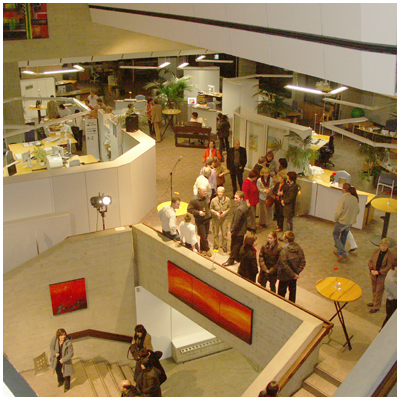 Eröffnungsevent der Dauerausstellung in der AOK Biberach
