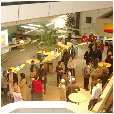 Eröffnungsevent der Dauerausstellung in der AOK Biberach