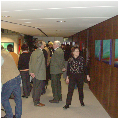 Eröffnungsevent der Dauerausstellung in der AOK Biberach