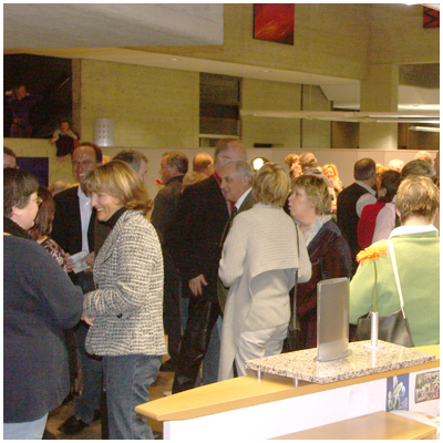 Eröffnungsevent der Dauerausstellung in der AOK Biberach