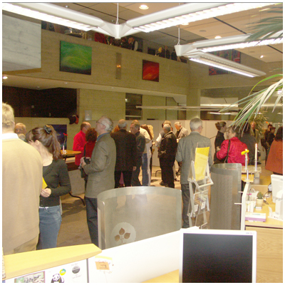 Eröffnungsevent der Dauerausstellung in der AOK Biberach